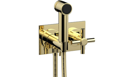 Phylrich BASIC Wall Mounted Bidet, Tubular Cross Handle 134-65
