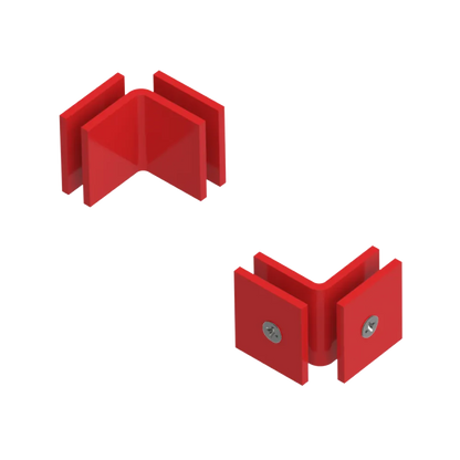 Rubinet 90 Glass to Glass Open Face Red