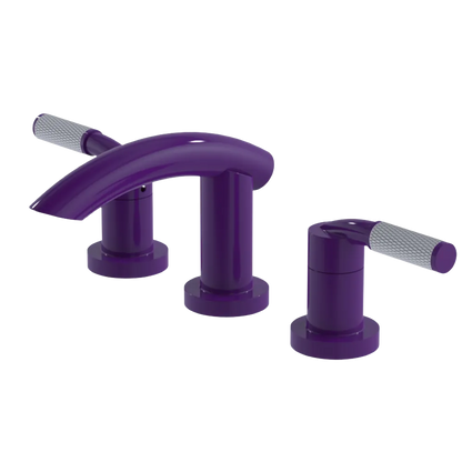 Rubinet Widespread Lav. Set. (less drain) Purple Haze