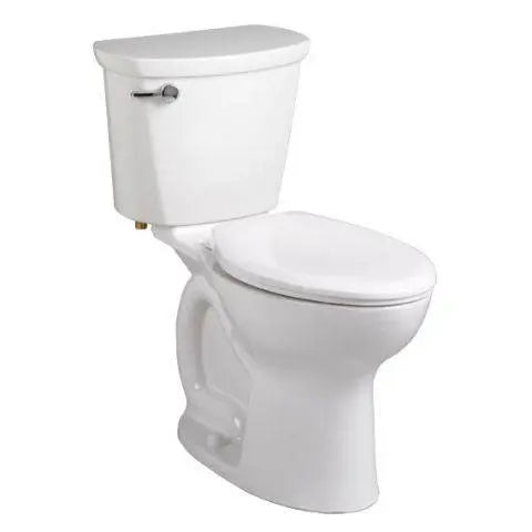 American Standard Cadet Pro Two-Piece 1.28 gpf/4.8 Lpf Chair Height Elongated Toilet Less Seat with Lined Tank