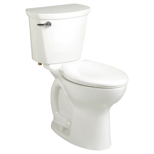 American Standard Cadet Pro Two-Piece 1.6 gpf/6.0 Lpf Chair Height Round Front Toilet Less Seat with Lined Tank