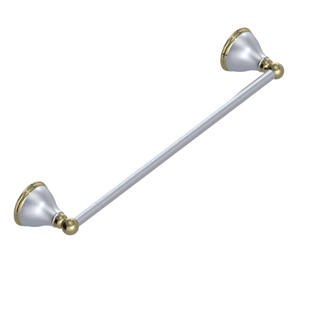 Rubinet Towel Bar 18" Satin Chrome