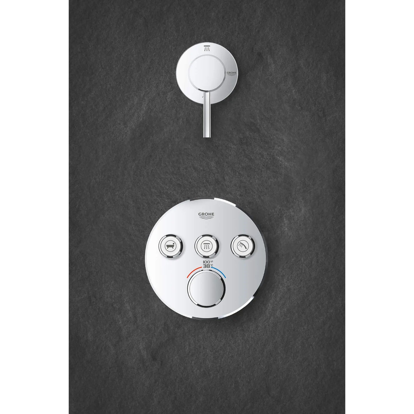 Grohtherm® SmartControl Triple Function Thermostatic Valve Trim