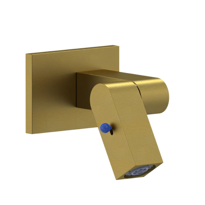 Rubinet Wall Mount Bidet & Foot Rinse with Dual Function Spray Antique Brass Matt