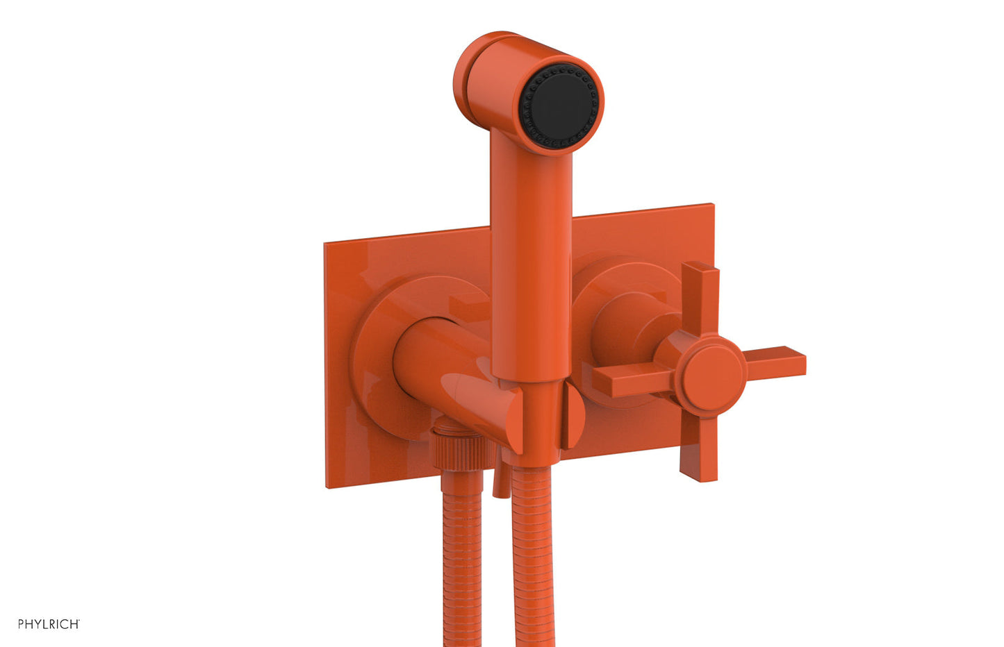 Phylrich BASIC Wall Mounted Bidet, Blade Cross Handle 137-65