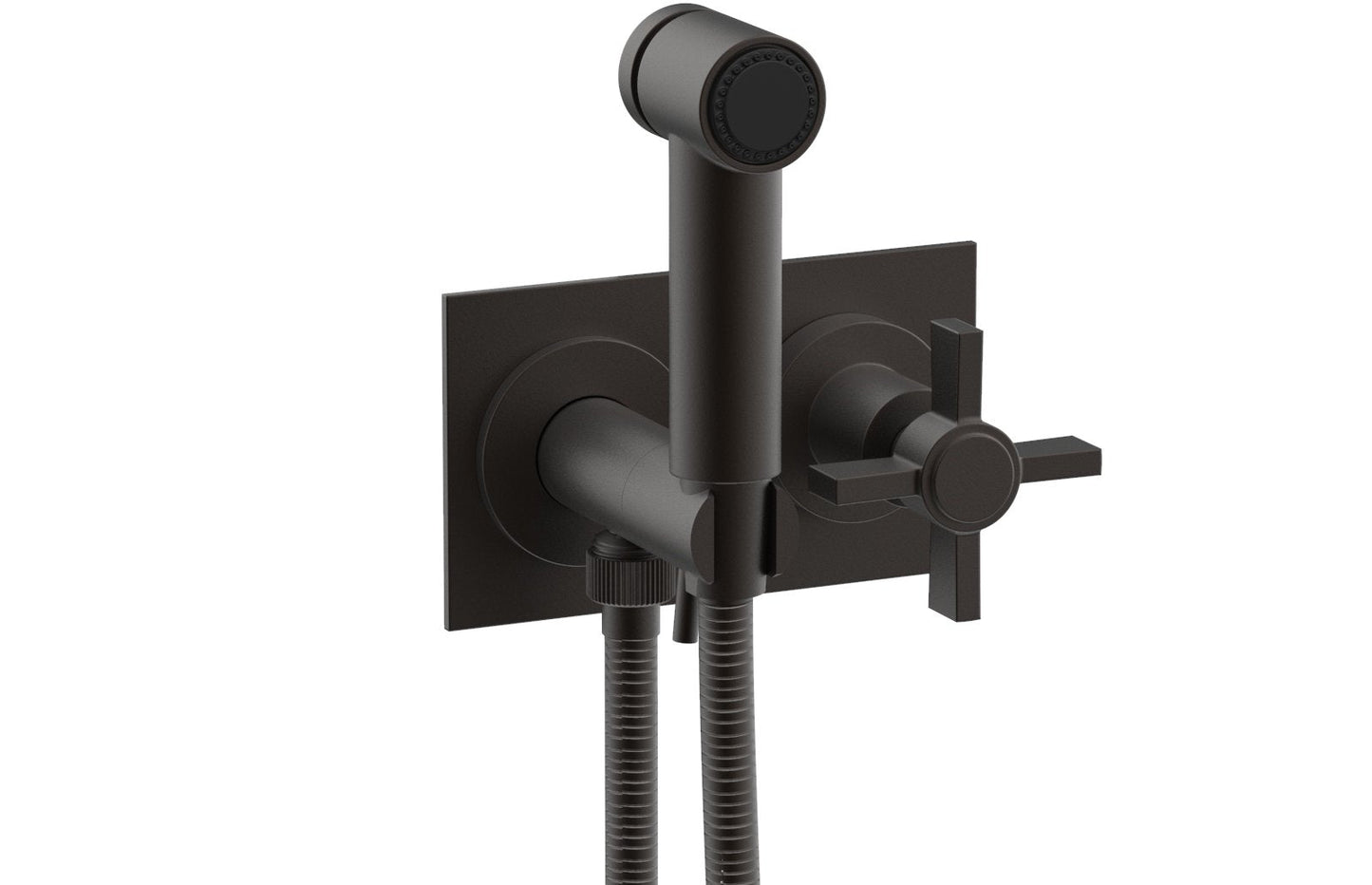 Phylrich BASIC Wall Mounted Bidet, Blade Cross Handle 137-65