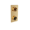 Baril Thermostatic pressure balanced shower valve with 2-way diverter (without handle)