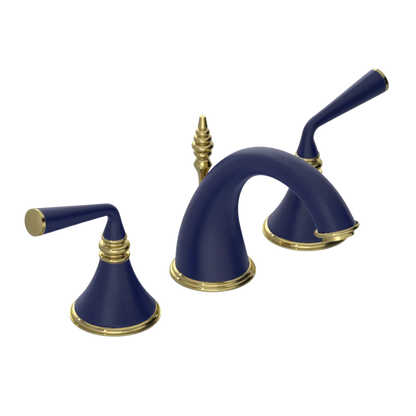 Rubinet Widespread Lav. Set. (less drain) Midnight Blue