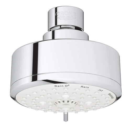 Grohe 100 Shower Head, 4" - 4 Sprays, 6.6 L/min (1.75 gpm)