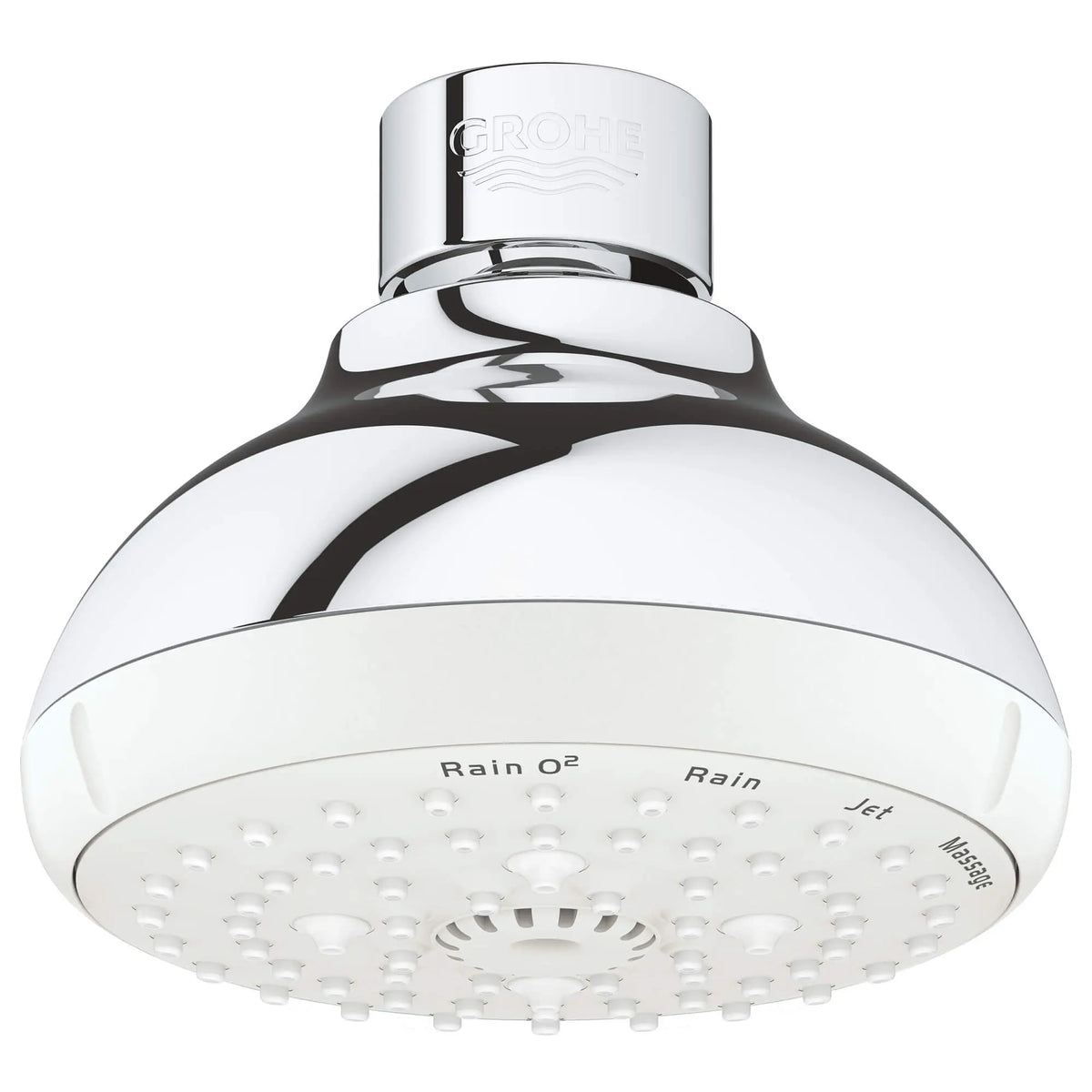 GROHE Tempesta 100 Shower Head, 4" - 4 Sprays, 6.6 L/min (1.75 gpm) – 26044