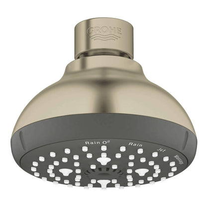 GROHE Tempesta 100 Shower Head, 4" - 4 Sprays, 6.6 L/min (1.75 gpm) – 26044