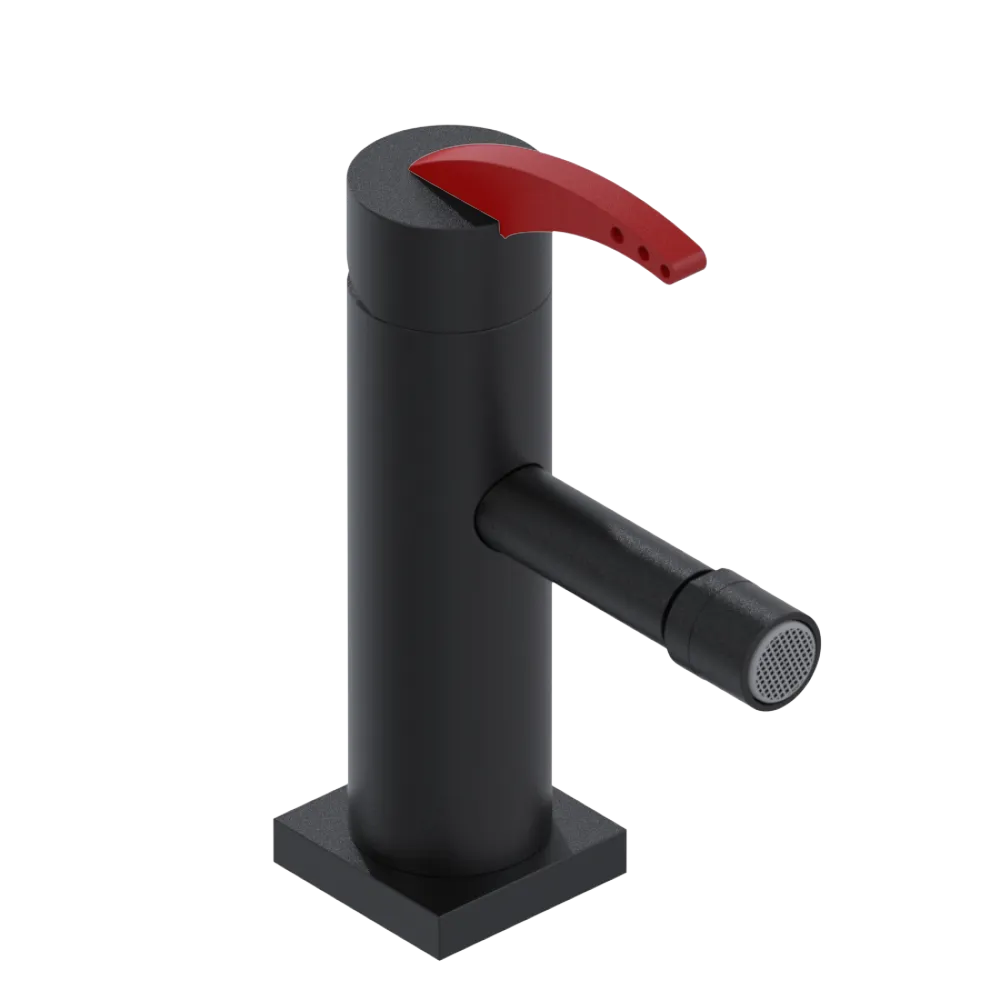 Rubinet Single Control Bidet Fitting (less drain) Matt Black