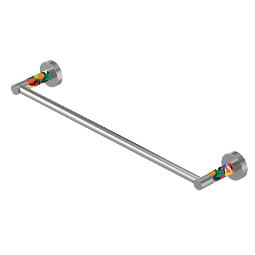 Rubinet Towel Bar 18" Satin Nickel