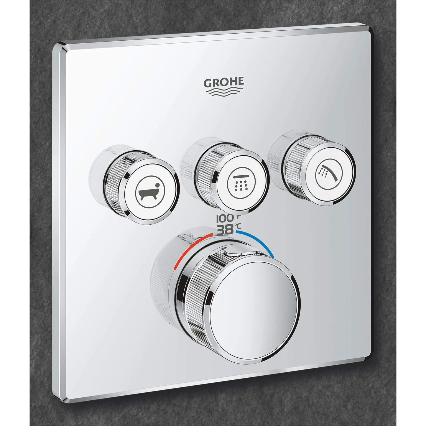 Grohe Triple Function Thermostatic Valve Trim
