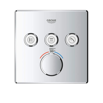 Grohe Triple Function Thermostatic Valve Trim