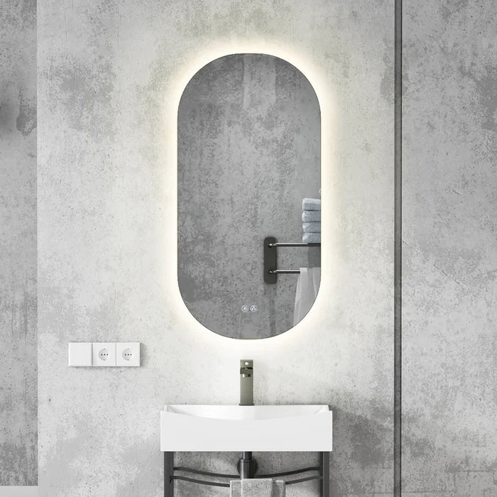Kodaen MODERNO Runway Style Backlit Frameless Bathroom LED Mirror - LM824B