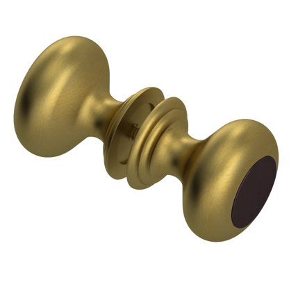 Rubinet Shower Door Knob (set) Antique Brass Matt