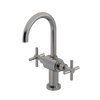 Rubinet Single Hole Dual Handle Lav. Set with LaSalle Spout (less drain) Polished Nickel