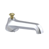 Rubinet Tub Filler Spout Deck Mount Satin Chrome