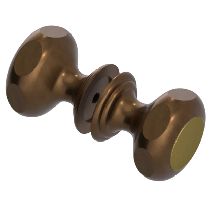 Rubinet Shower Door Knob (set) Tuscan Brass