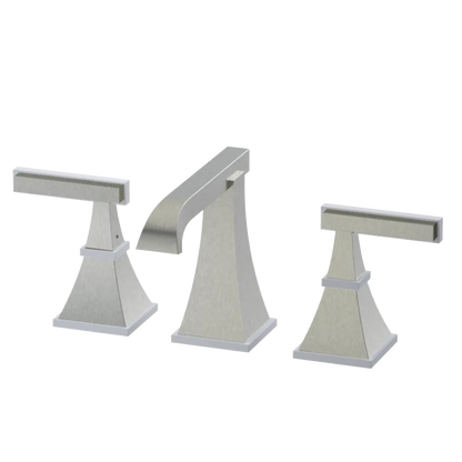 Rubinet Widespread Lav. Set. (less drain) Satin Nickel