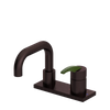 Rubinet 4" Centre Single Control Lav. Set. with Genesis spout (less drain) Oil Rubbed Bronze