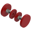 Rubinet Shower Door Knob (set) Maroon