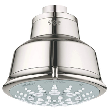 Grohe 100 Shower Head, 4" - 5 Sprays, 9.5 L/min (2.5 gpm)