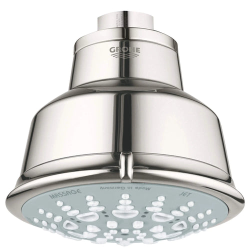 Grohe 100 Shower Head, 4" - 5 Sprays, 9.5 L/min (2.5 gpm)