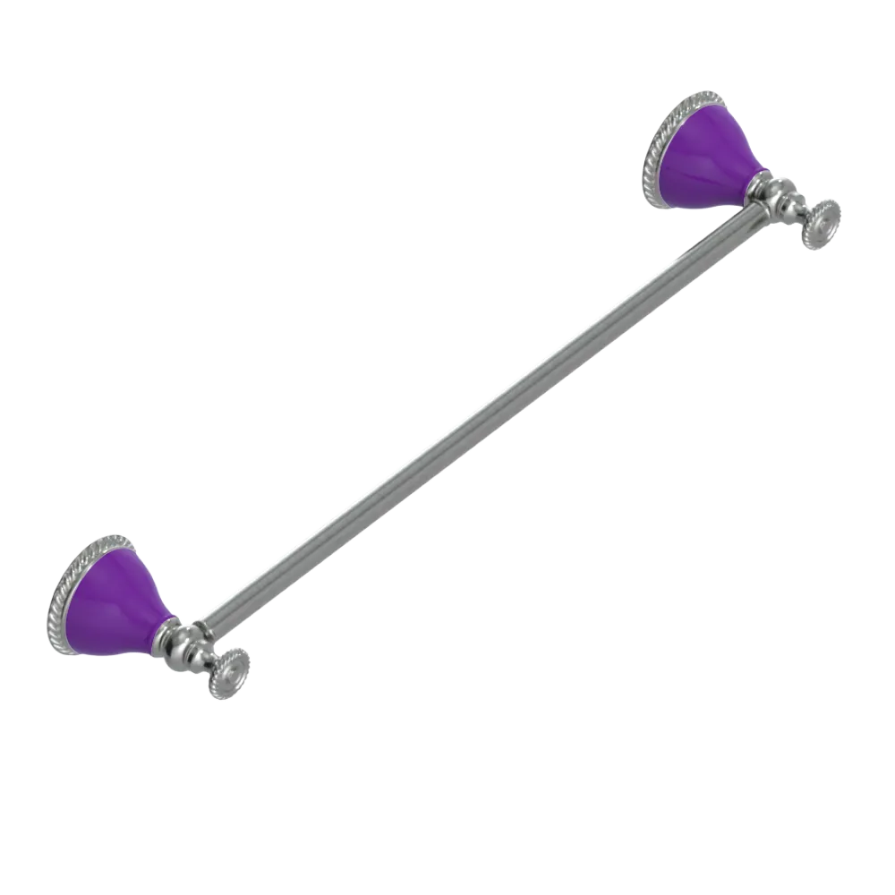 Rubinet Towel Bar 24" Satin Nickel