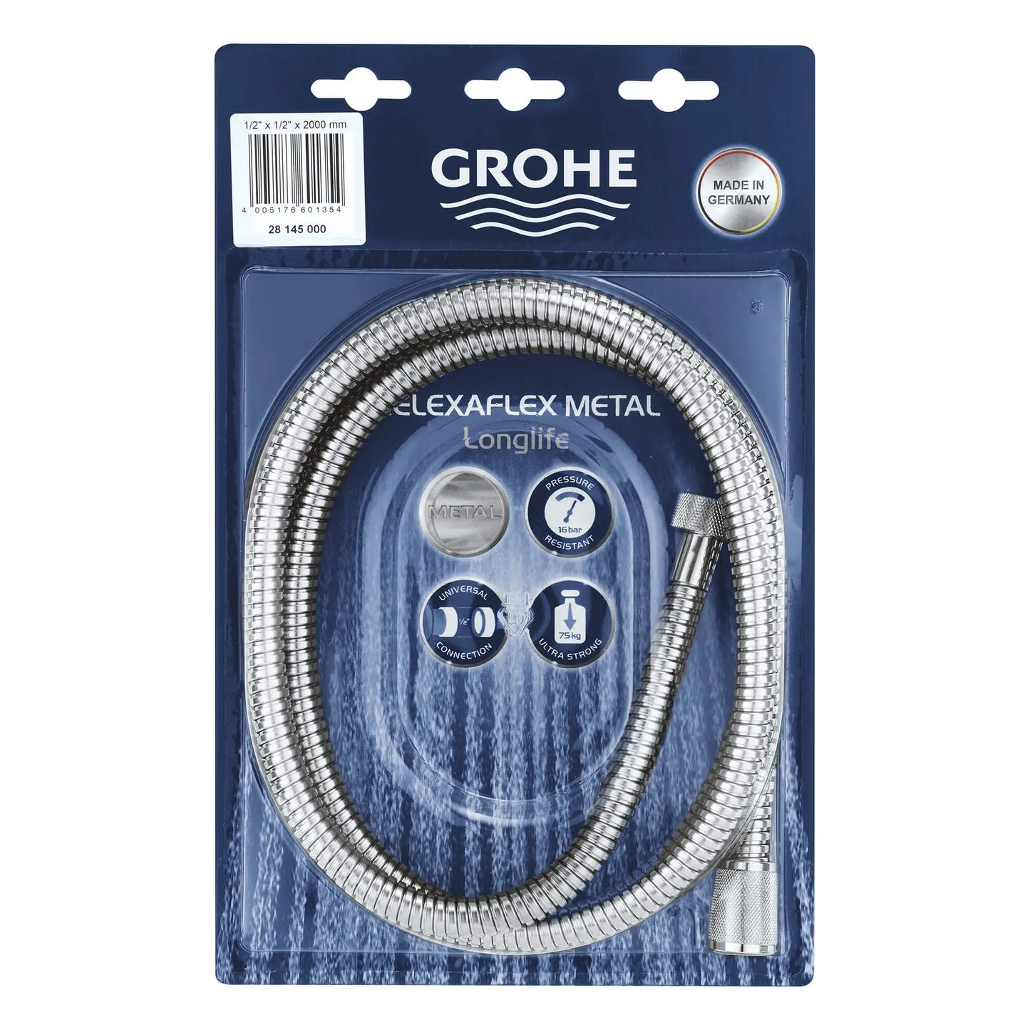 Grohe 79" Metal Longlife Shower Hose