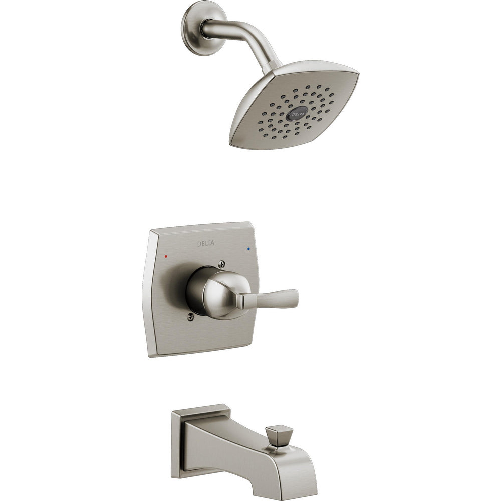 Flynn Tub/shower Rough & Trim 1L 14SER - Stainless Steel