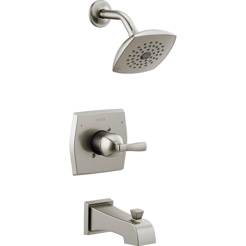 Flynn Tub/shower Rough & Trim 1L 14SER - Stainless Steel
