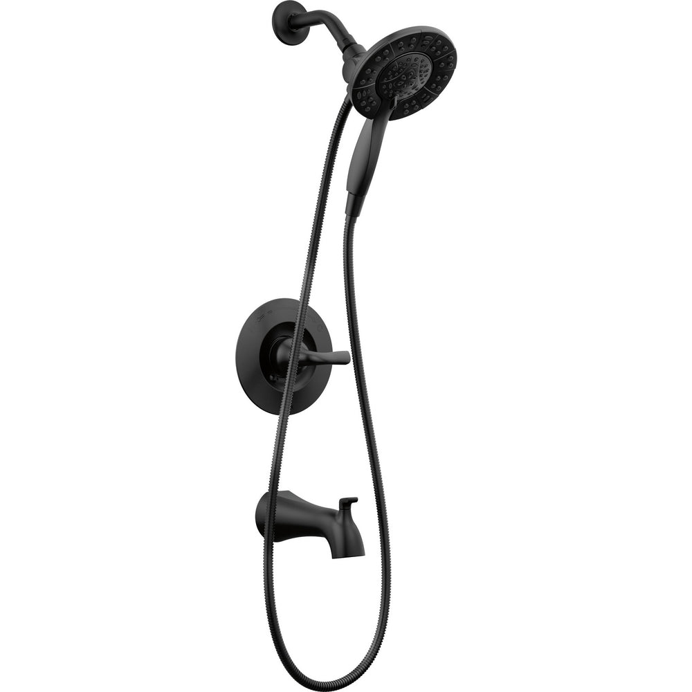 Delta - Arvo Tub/shower Rough & Trim 1L 14S - Matte Black