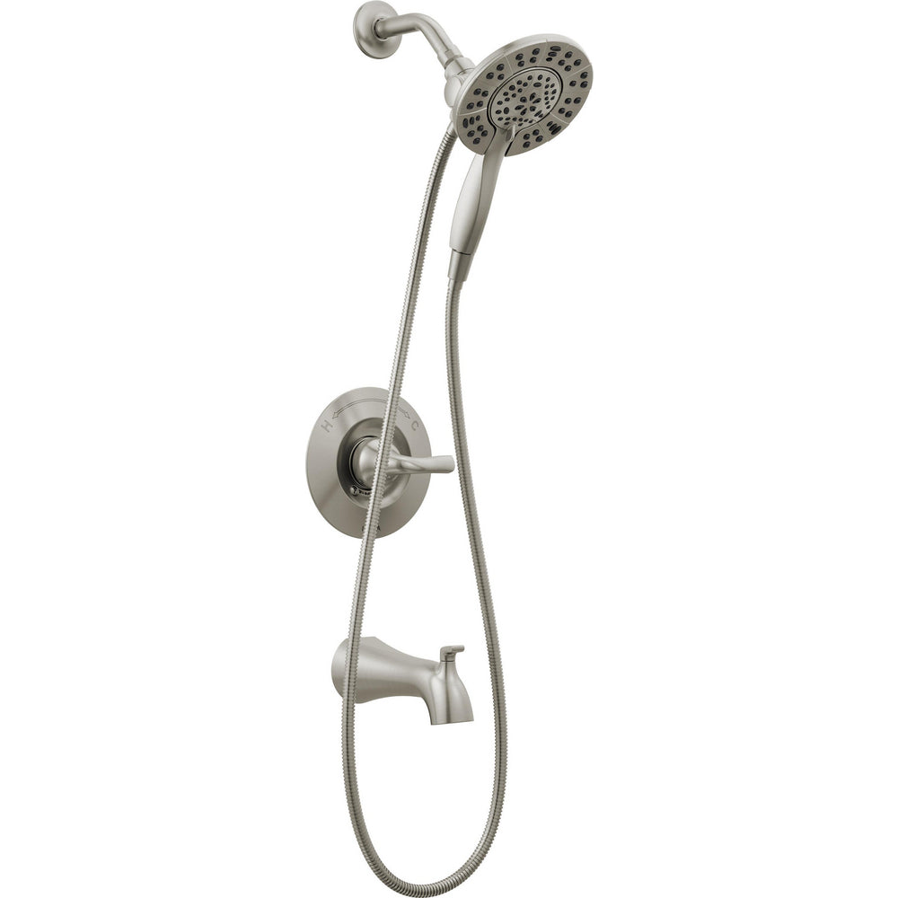 Delta - Arvo Tub/shower Rough & Trim 1L 14S - SpotShield Brushed Nickel