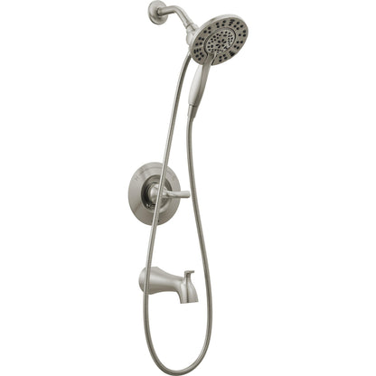 Delta - Arvo Tub/shower Rough & Trim 1L 14S - SpotShield Brushed Nickel