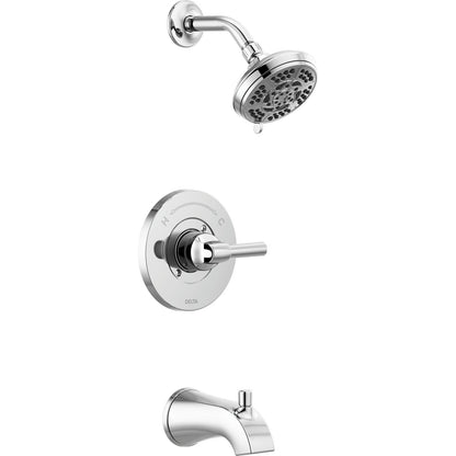 Becker Monitor Tub Shower Rough And Trim - Chrome