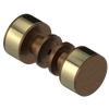 Rubinet Shower Door Knob (set) Tuscan Brass
