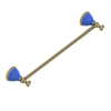 Rubinet Towel Bar 18" Natural Brass