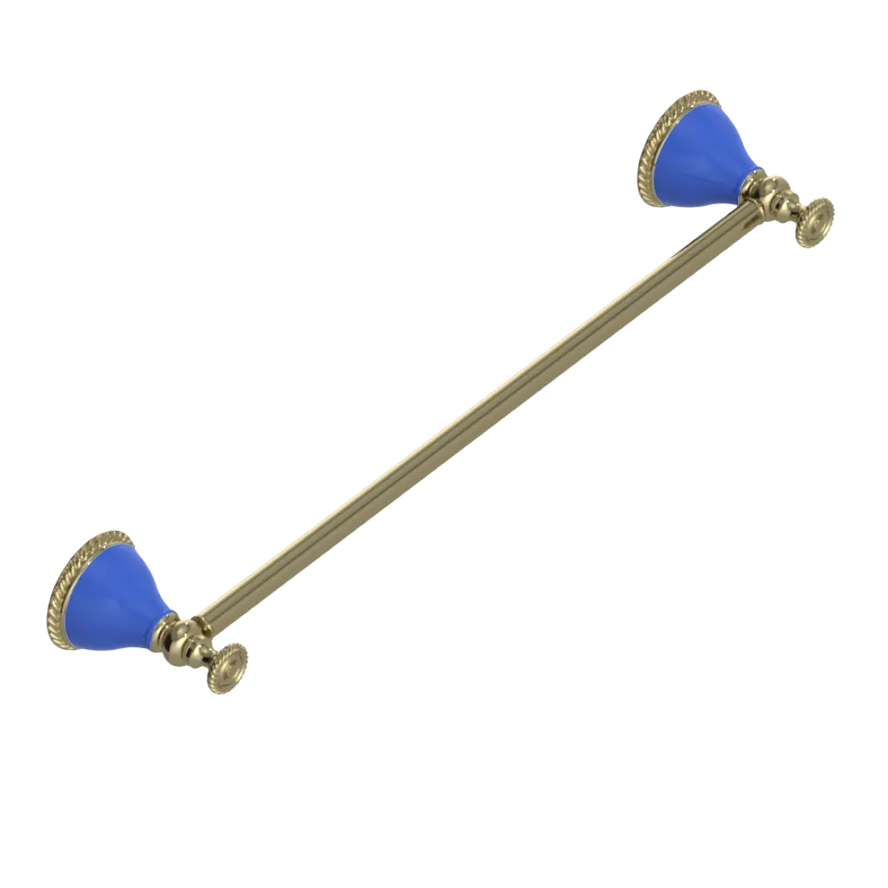 Rubinet Towel Bar 18" Natural Brass