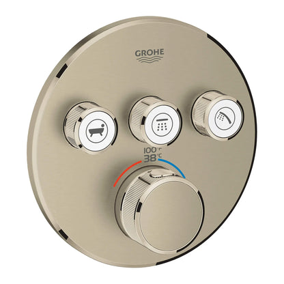 Grohtherm® SmartControl Triple Function Thermostatic Valve Trim