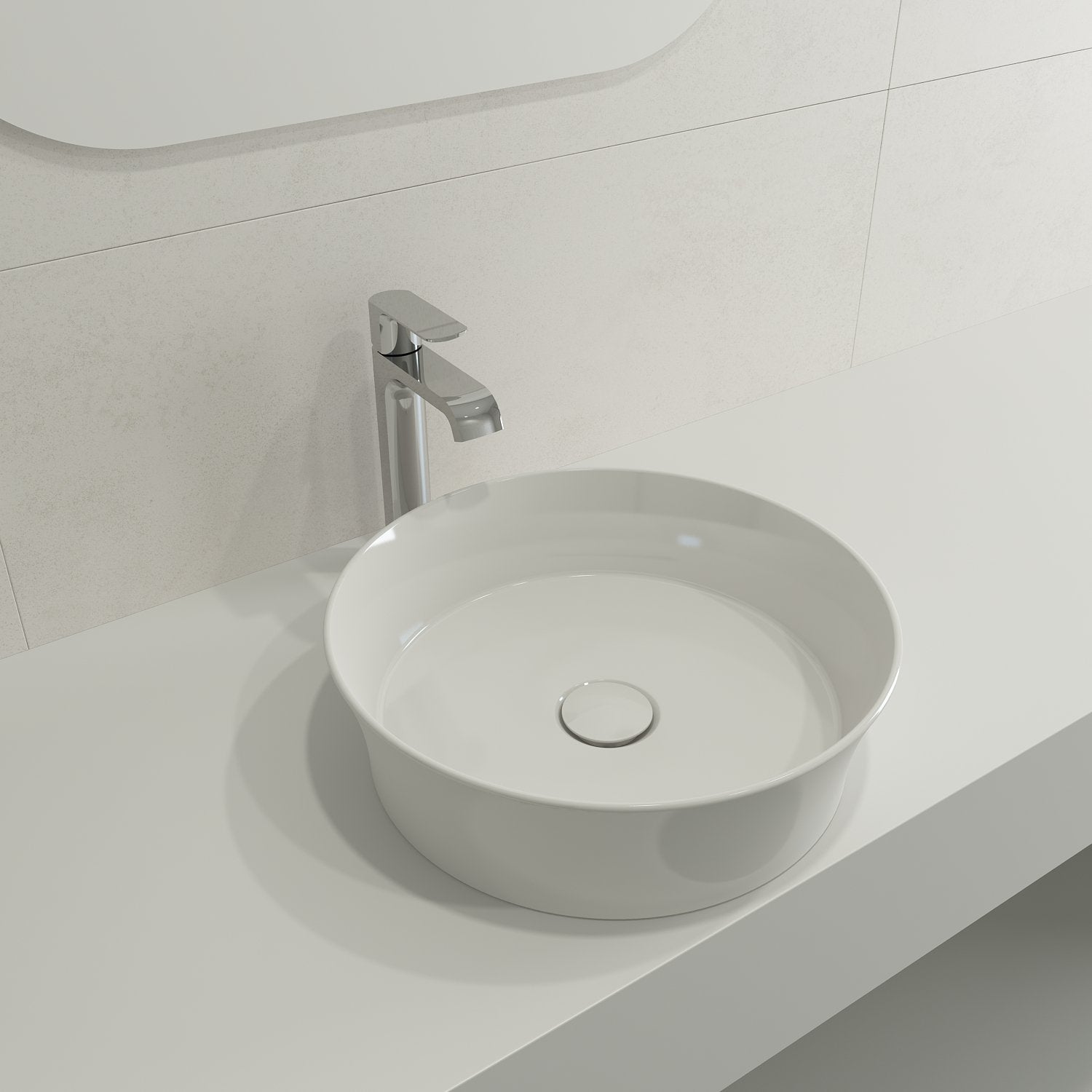 Bocchi Bathroom Vessel Sink SOTTILE 15R - Golzar Home