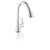 Grohe Zedra Touch Single-Handle Pull Down Kitchen Faucet Triple Spray .75 Gpm - Golzar Home