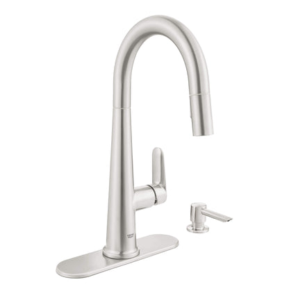 Grohe Single-Handle Pull Down Kitchen Faucet 6.6 L/min (1.75 gpm)
