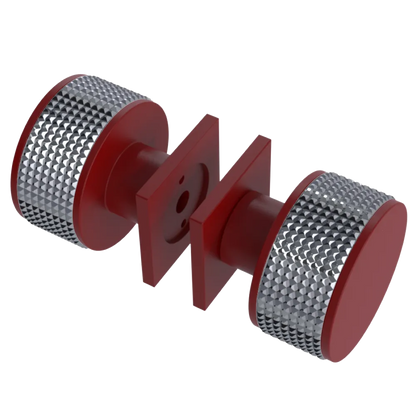 Rubinet Shower Door Knob (set) Maroon