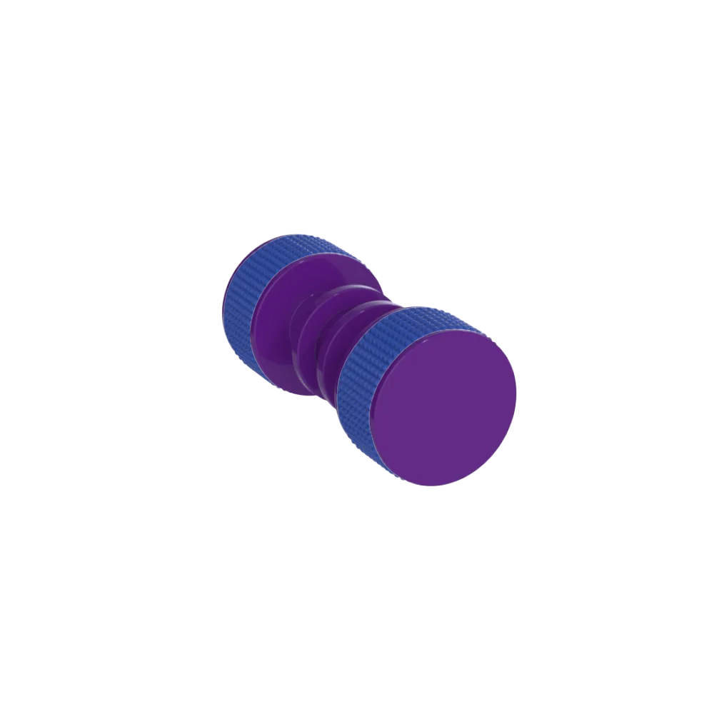 Rubinet Shower Door Knob (set) Purple Haze