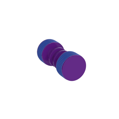 Rubinet Shower Door Knob (set) Purple Haze