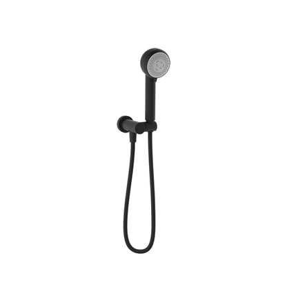 Baril 2-spray anti-limestone hand shower on wall-mounted supply elbow