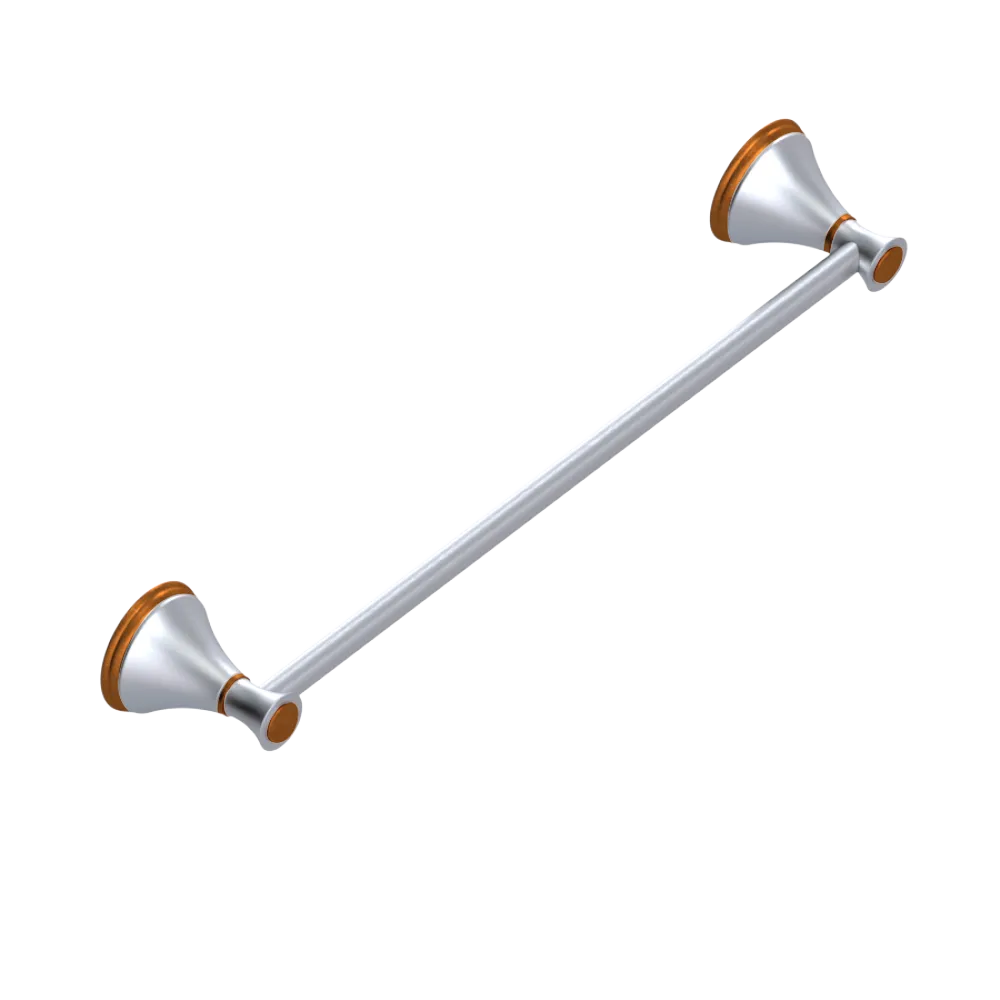 Rubinet Towel Bar 18" Satin Chrome