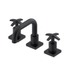 Rubinet Widespread Lav. Set. with Genesis spout (less drain) Matt Black